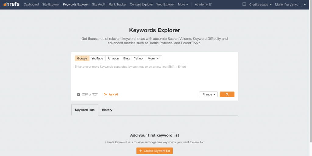 Optimisation du SEO technique avec Ahrefs